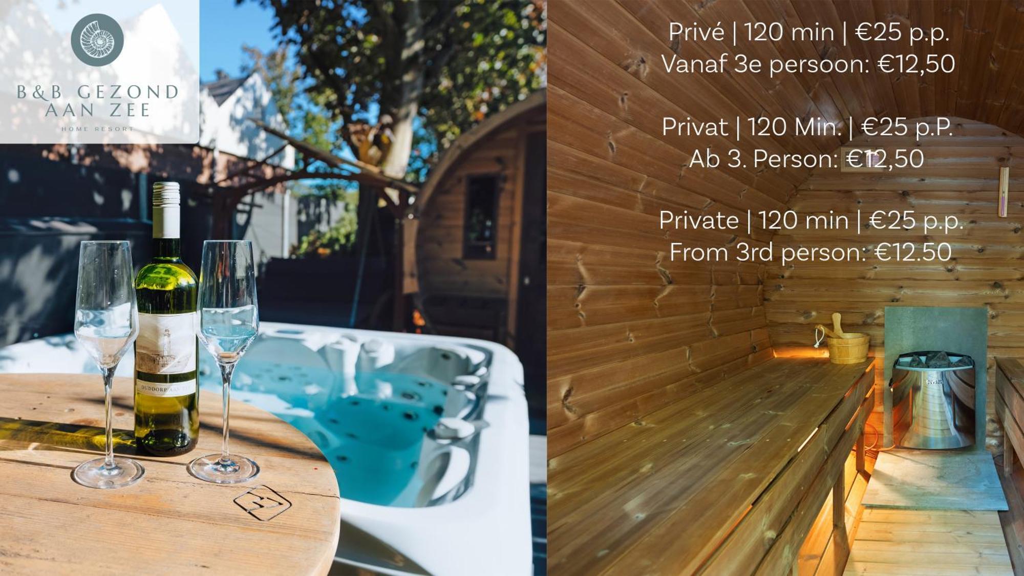 Strand Thema Vakantiewoning Bij B&B Gezond Aan Zee - Toegang Wellnesstuin Meerprijs Ouddorp Exterior foto